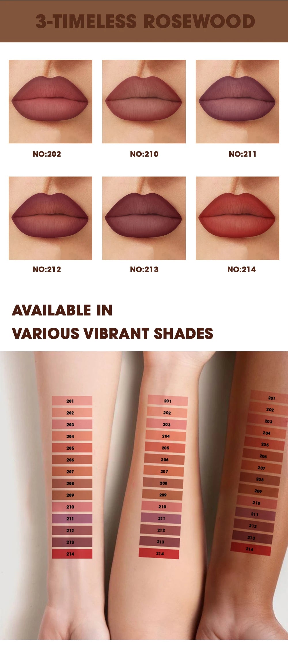Rozza Waterproof Matte Lip Liner Pencil Set – Weightless, Precise, Super Soft & Blendable