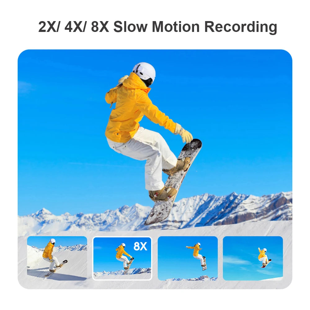 4K 30FPS Head-Mounted WiFi Camera – Wearable Camcorder with 120° Wide-Angle Lens & Anti-Shake