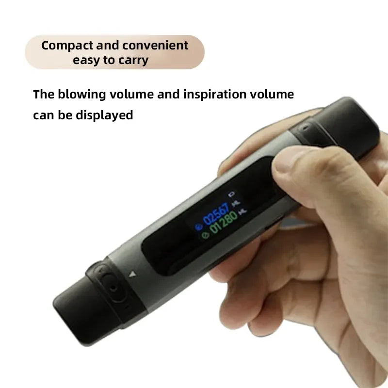 2nd Generation Breath Trainer Device - Lung Breathing Exercise Tool for Breath Recovery & Training