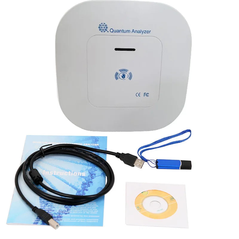 10G Quantum Resonance Magnetic Analyzer Set — Handheld Body Health Analyzer with Detailed Reports