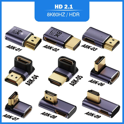 HDMI-Compatible Cable Adapter – Mini/Micro HDMI to HDMI 2.1 Converter, 48Gbps, 8K60Hz, 4K120Hz for PS4, PS5, Laptop, PC, Projector
