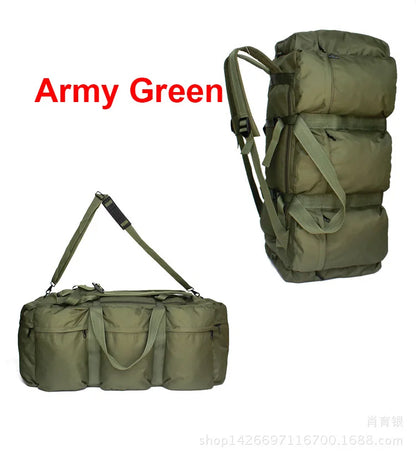100L Large Travel Backpack & Camping Bag - Tactical Hiking, Trekking & Carry-On Duffel for Men