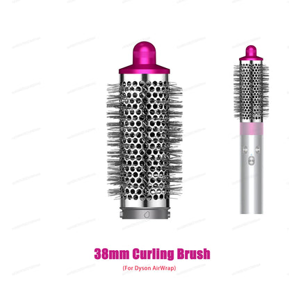 Dyson Airwrap HS01/HS05 Hair Styling Nozzle Brush – 30/40mm Anti-Hair Auto-Curling 360° Rotating Attachment for Dyson Hair Dryer