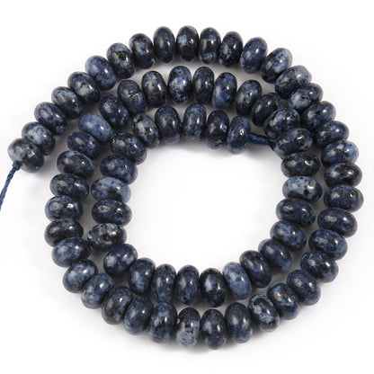 Natural Stone Rondelle Beads - 5x8mm Tourmaline, Citrine & Quartz Loose Beads for DIY Bracelets