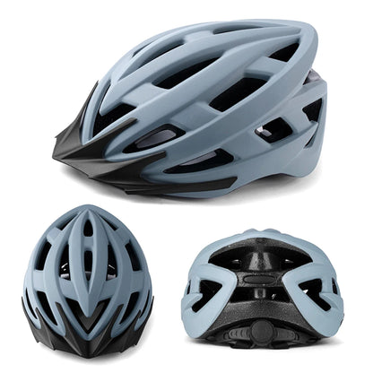 Bike Helmet for Adults - Lightweight with Adjustable Side & Chin Strap, Fits 58-62cm, Men & Women Cycling Accessories