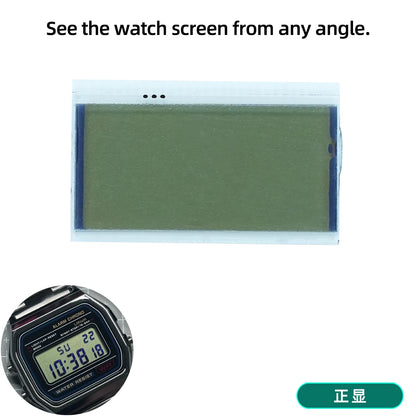 Casio F-91W A158W A168 Mod Kit - STN HD Display, Rainbow Gradient Display Sticker & Complete Watch Makeover Set