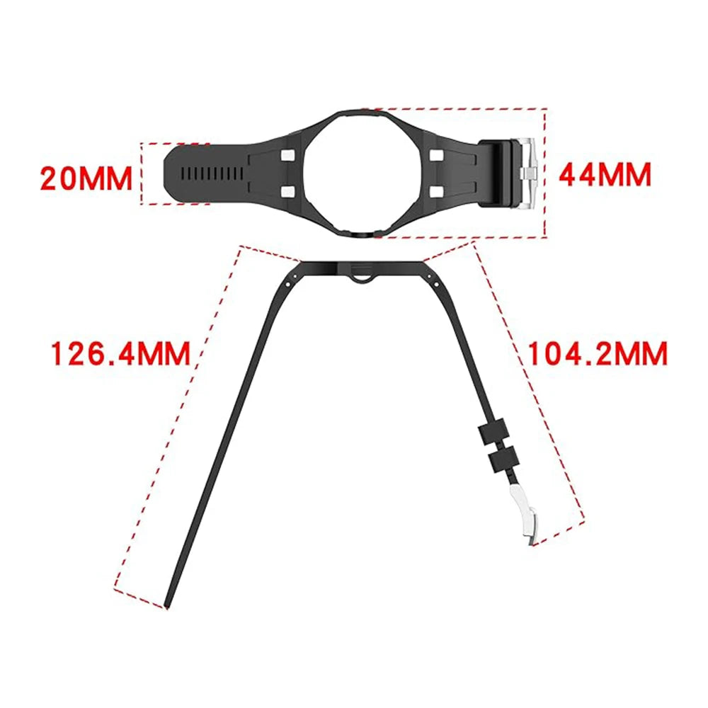 PC Watch Case & Silicone Strap - Wristwatch Modification Accessories for Swatch & AP Royal Oak Style Watches