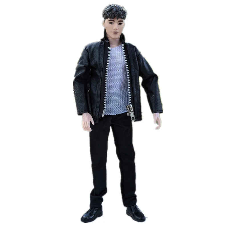 30cm Fashion Ken Doll – 1/6 Multi-Joint Movable Boyfriend with Clothes Suit, Dress-Up Toy for Kids