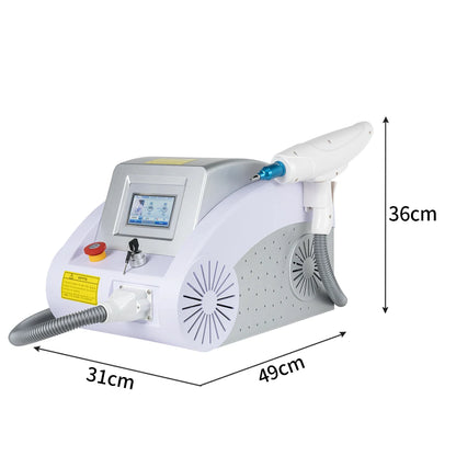 Q-Switch ND YAG Laser Machine – Tattoo & Eyebrow Removal, Mole & Freckle Whitening (532nm 755nm 1064nm)