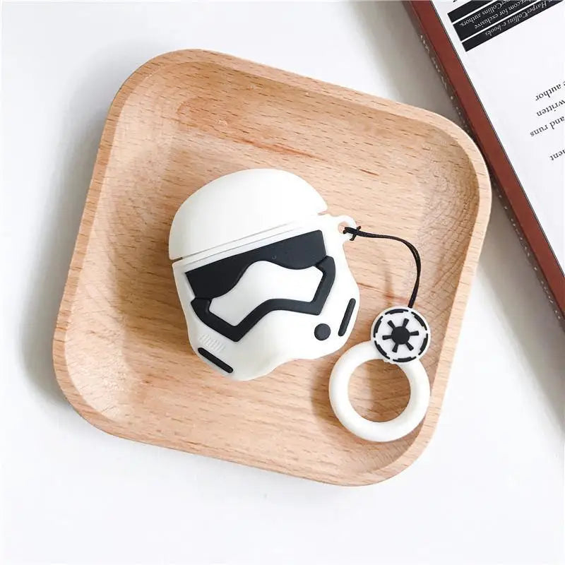 3D Cartoon Silicone Case for AirPods 1/2/3 & Pro/Pro 2 — Protective Wireless Earphone Cover with Hook