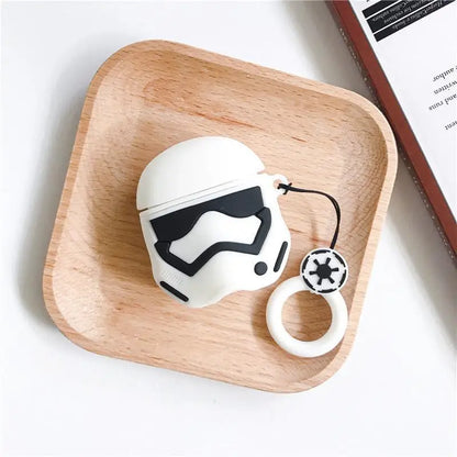 3D Cartoon Silicone Case for AirPods 1/2/3 & Pro/Pro 2 — Protective Wireless Earphone Cover with Hook