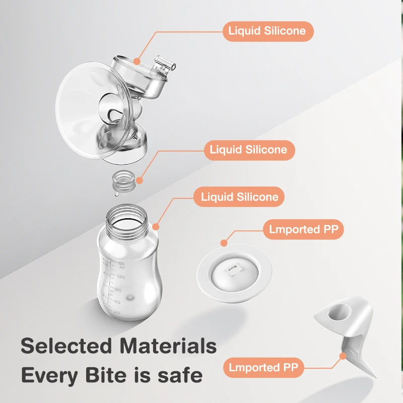 Dr.Isla Manual Breast Pump – BPA-Free Baby Nipple Suction Milk Feeding Bottle for Postpartum Care