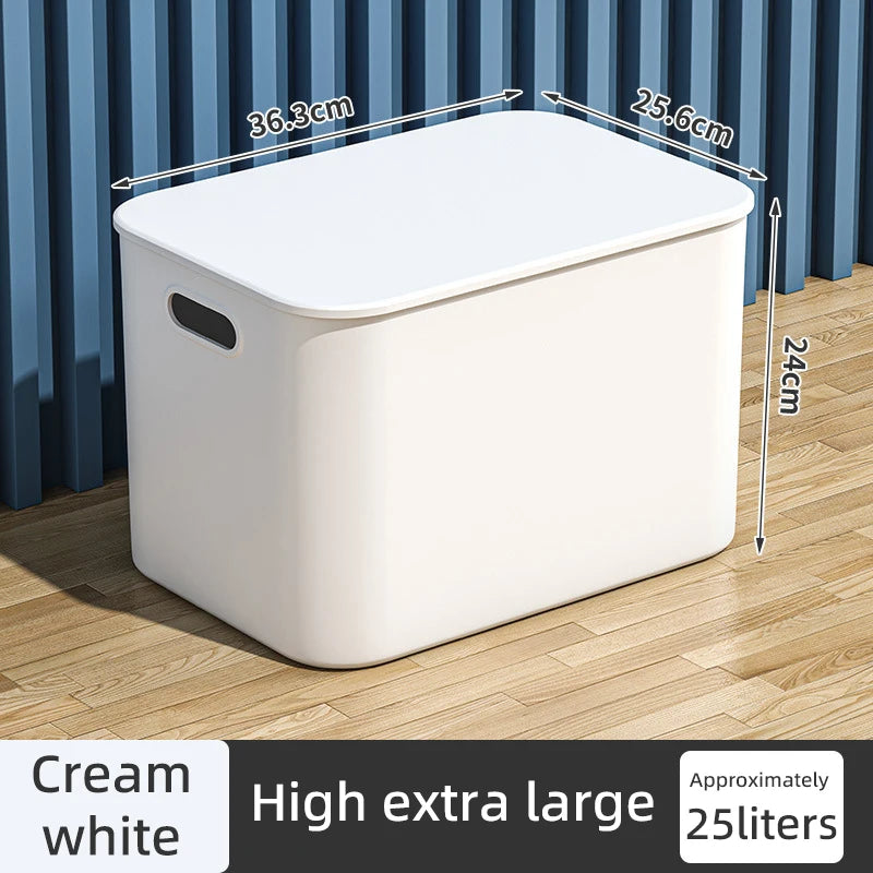 Plastic Storage Box Organizer – Stackable Colorful Baskets for Jewelry, Lipstick, Toys, Underwear & Desktop Snacks