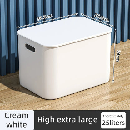 Plastic Storage Box Organizer – Stackable Colorful Baskets for Jewelry, Lipstick, Toys, Underwear & Desktop Snacks