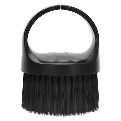 Ring Neck Hair Duster Brush - Soft Barber Hair Cutting Cleaning Brush for Removing Loose Hair & Salon Use