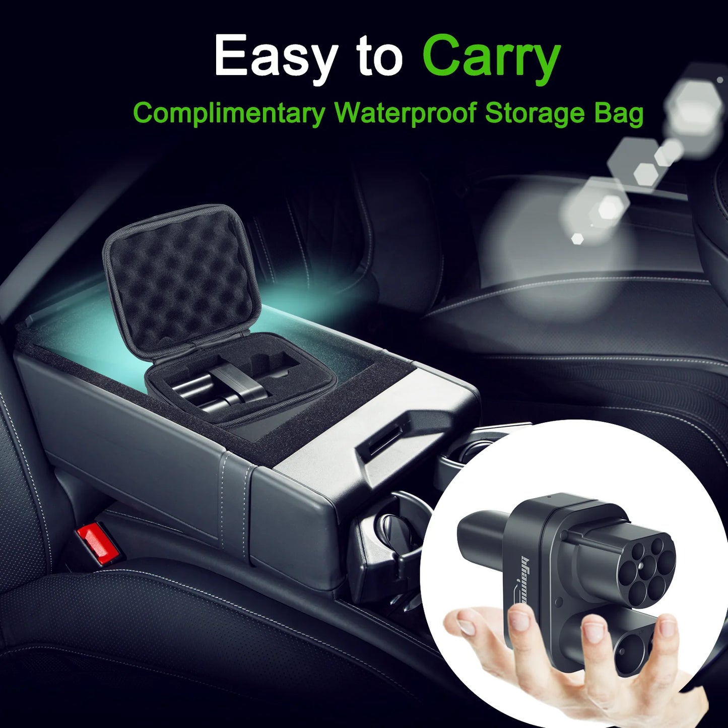 GUWIEYG CCS2 to Tesla EV Charging Adapter – 250A CCS2 Combo Converter for Tesla Car Charger