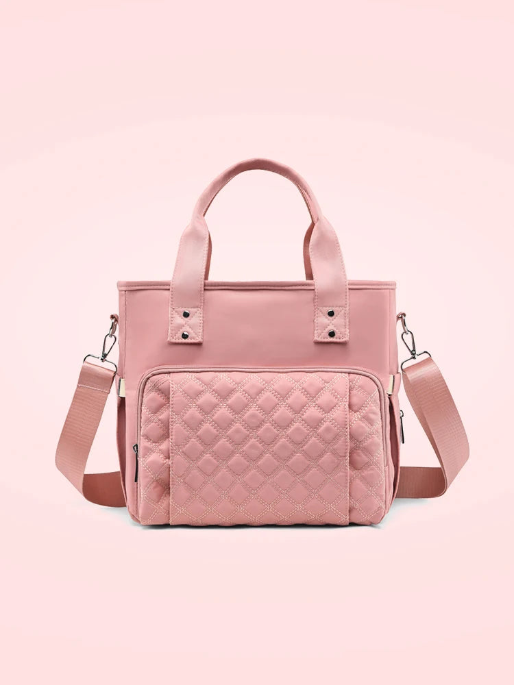 Extra Large Fashion Lunch Bag – Hot-Pressed Waterproof Leak-Proof Travel, Picnic & Mommy Storage Bag