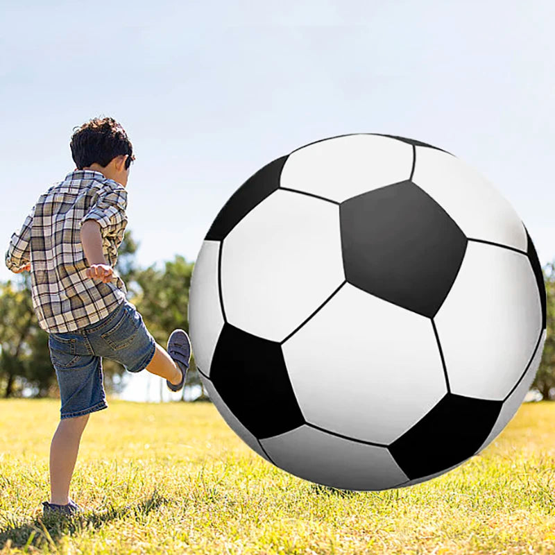 Outdoor Inflatable Soccer Ball – Giant PVC Football for Grass, Beach & School Sports Fun