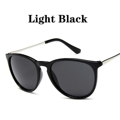 Metal Frame Vintage Round Sunglasses — Reflective UV Protection Shades for Men & Women
