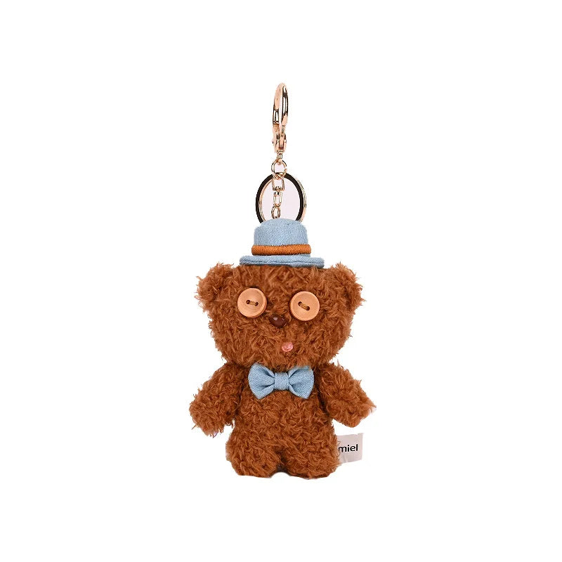 Cartoon Anime Minions Plush Keychain – Stuffed Animal Bag Hanging Toy, Perfect Gift for Kids
