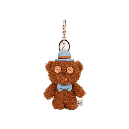 Cartoon Anime Minions Plush Keychain – Stuffed Animal Bag Hanging Toy, Perfect Gift for Kids