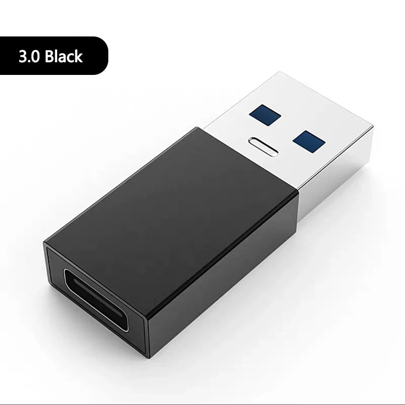 USB C 3.0 Adapter - Type C Male to USB 2.0 Female Converter for Mobile Phones, PC Laptops & Devices