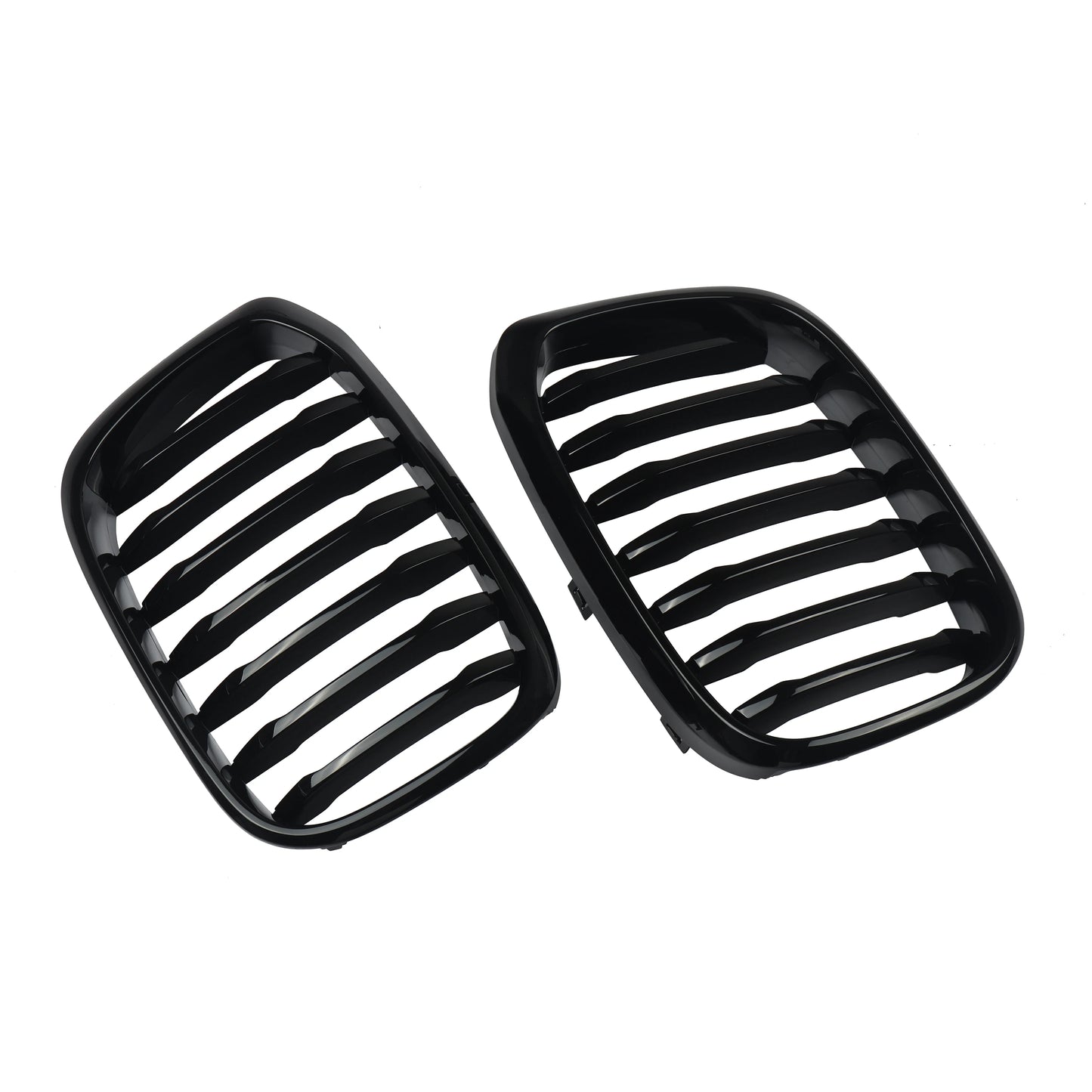 MagicKit Front Bumper Grill for BMW X3 X3M G01 & X4 G02 (2018-2020) — Gloss Black Single Slat Sport Style Replacement