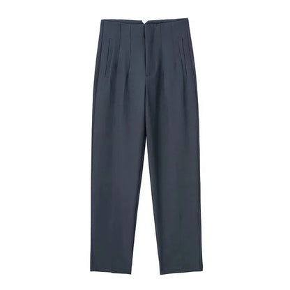 Women High Waist Office Pants - Fashion Formal Pencil Trousers for Workwear Business & Casual Outfits