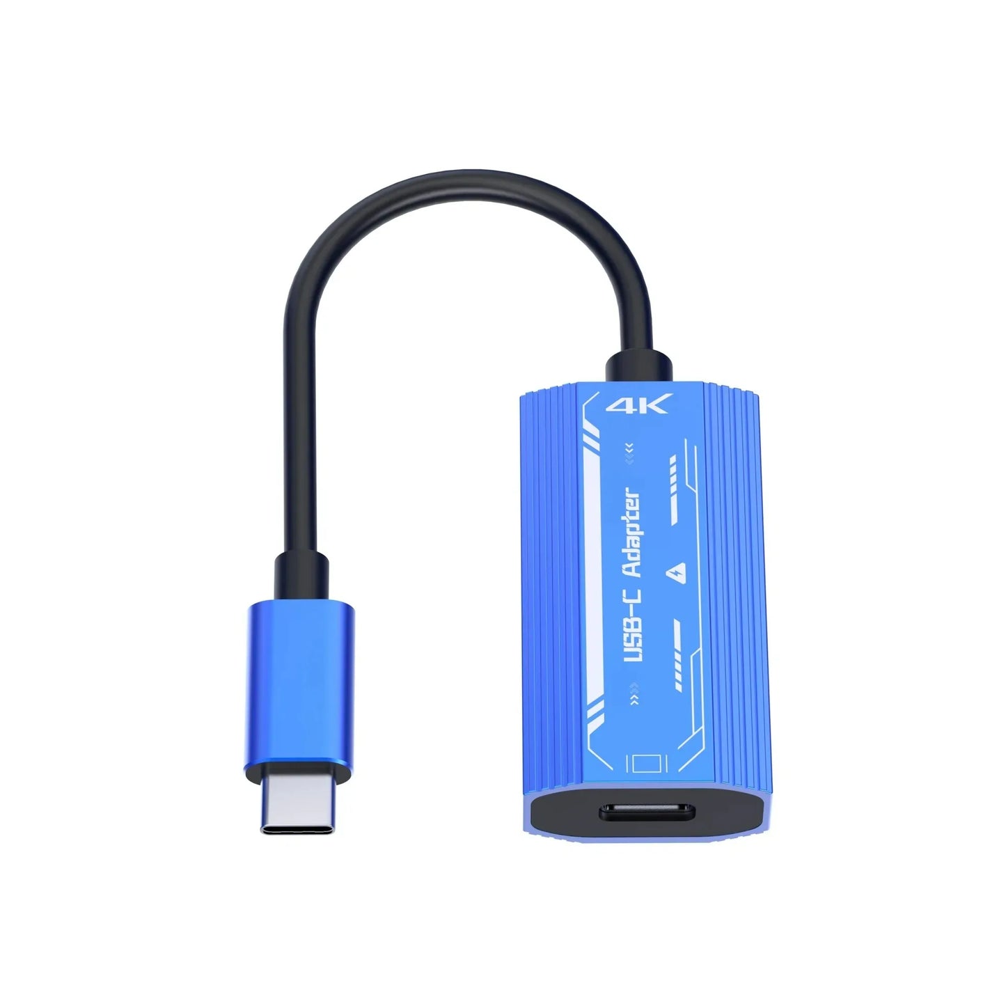 USB-C to USB-C 4K@60Hz Video Adapter – PD100W Display Converter for Laptop to XREAL, VITURE One & RayNeo AR Glasses Monitor