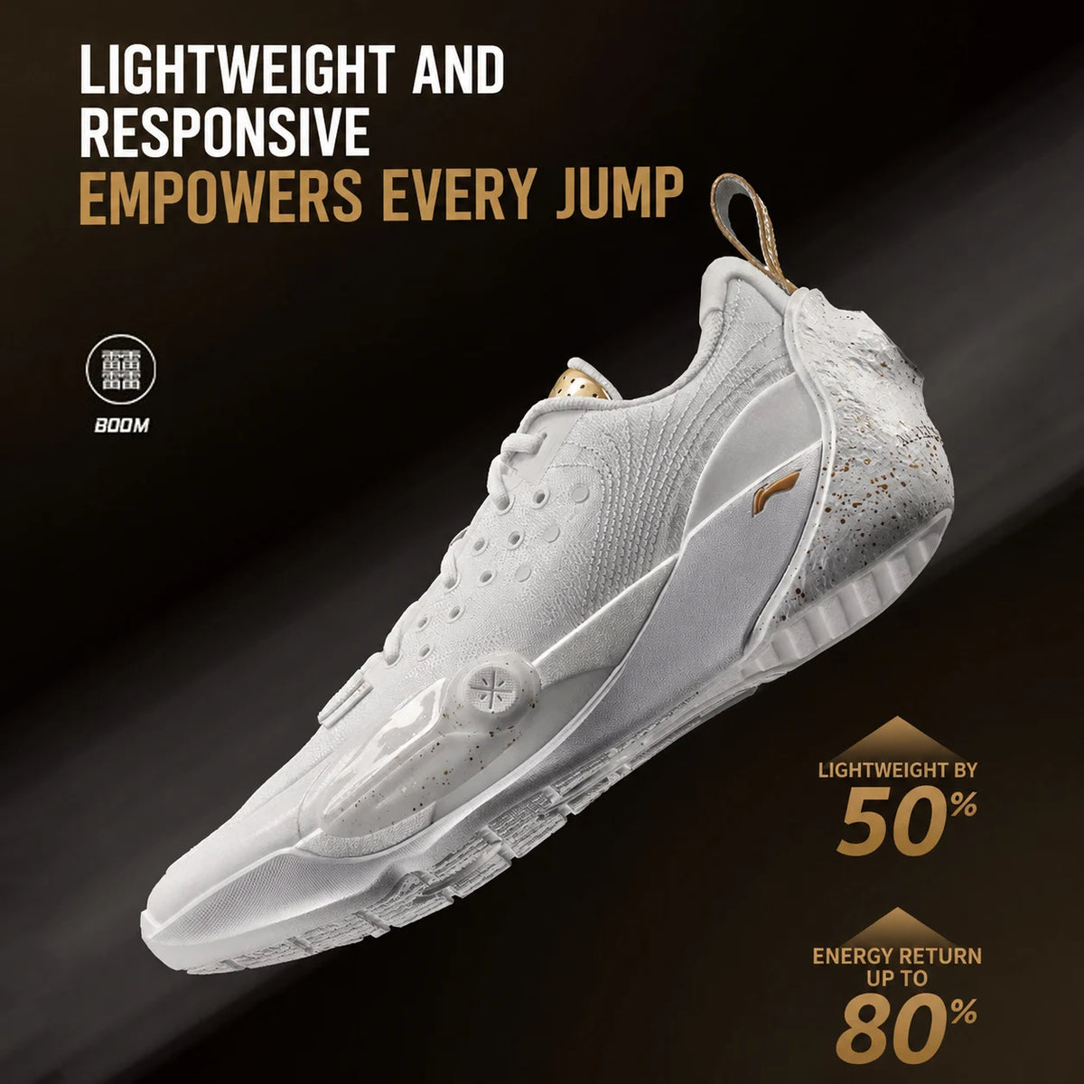 Li-Ning WADE ALL CITY 13 Basketball Shoes - BOOM Cushion Anti-Slip Stable Support Sneakers