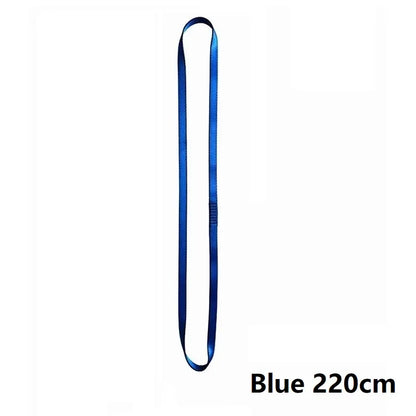 22kN Rock Climbing Sling Belt – High Strength Polyester Protective Belt for Professional Outdoor Equipment