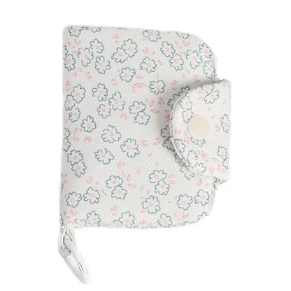 Korean Fashion Floral Coin Purse: Cute Student Wallet & Card Holder for Girls - Portable & Stylish Storage Bag