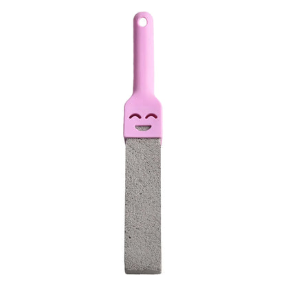 Natural Pumice Stone Toilet Cleaning Brush - Tough Stain and Dirt Remover with Easy-Hang Design for Bathroom Cleaning
