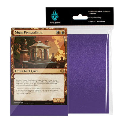 100Pcs 66×91mm Trading Card Sleeves - Soft Penny Sleeves for MTG, Yu-Gi-Oh! & Baseball Cards