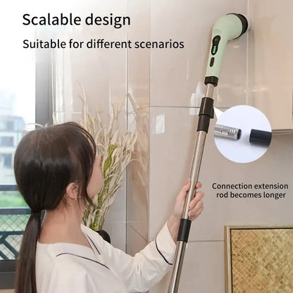 Wireless Electric Cleaning Brush – Multifunctional Rotating Brush for Bathroom, Window, Kitchen & Automotive