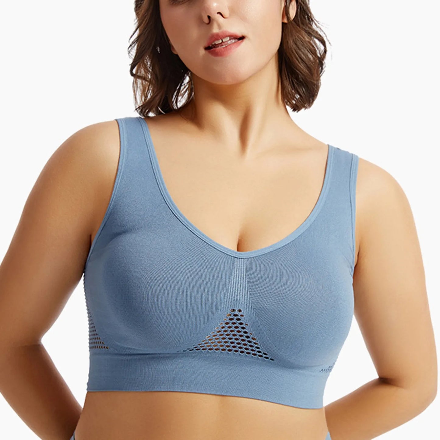 Women’s Shockproof Sports Bra — High-Support Running & Fitness Yoga Vest | Anti-Sag Soft Comfort