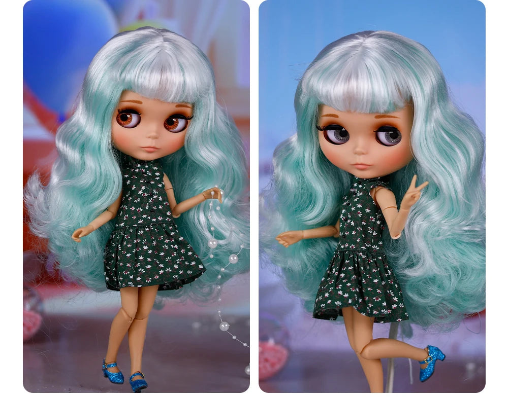 ICY DBS Blyth 1/6 Joint Doll – 30cm Tan Skin Matte Face BJD Girl Doll Toy Gift