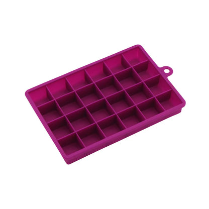 Silicone Ice Cube Mold – 15/24 Grid Square Trays with Lids for Ice Cream, Cold Drinks, Whiskey & Cocktails