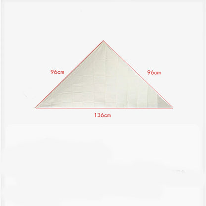 Outdoor Emergency Survival Triangular Bandage — Self-Rescue Hemostatic Non-Woven First Aid 96x96x136cm