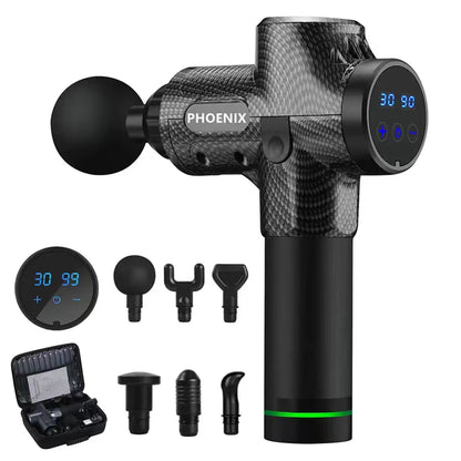 Phoenix A2 Deep Tissue Massage Gun — Muscle Relaxation & Pain Relief Therapy for Back, Legs & Feet