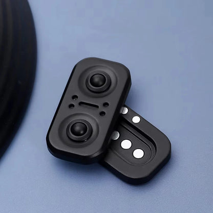 Owl Push Slider Fidget Toy - Metal EDC Haptic Stress Relief & Sensory Desk Toy