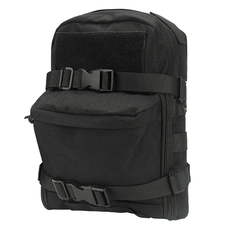 Mini Hydration Tactical Backpack – Outdoor Water Bladder Carrier with Zipper Pouch, 1000D Nylon for Hunting & Sports
