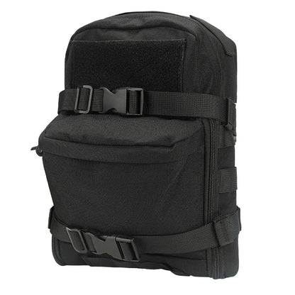 Mini Hydration Tactical Backpack – Outdoor Water Bladder Carrier with Zipper Pouch, 1000D Nylon for Hunting & Sports