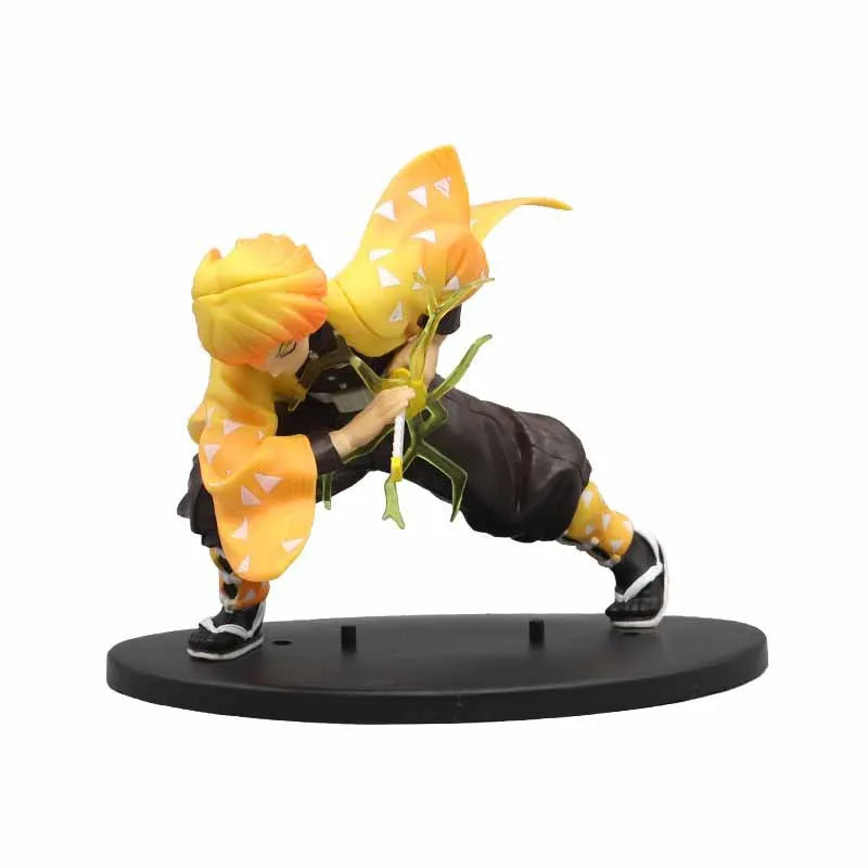 Demon Slayer Anime Figure — Tanjirou, Zenitsu & Kyoujurou PVC Action Toy Collectible Gift for Kids