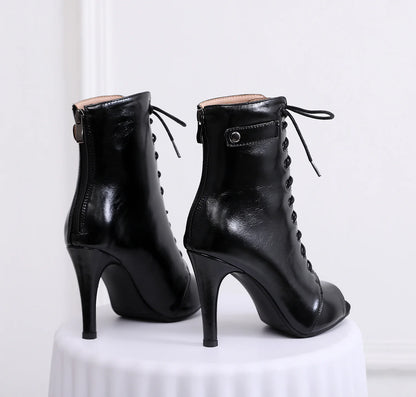 Women’s Latin Dance Stiletto Heels - Sexy High Heel Ballroom Party Dance Shoes