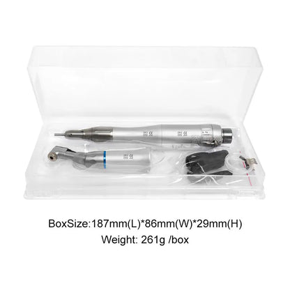 Dental Slow Speed Handpiece — Straight Contra Angle for Air Turbine, Micromotor Polishing & Lab Equipment