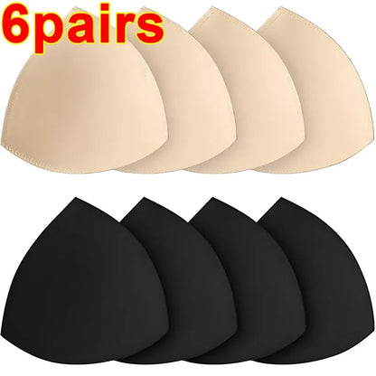 Removable Soft Bra Pads Inserts – Push-Up Breast Enhancer Cups for Sports Bras, Bikini & Swimsuit Comfort Fit
