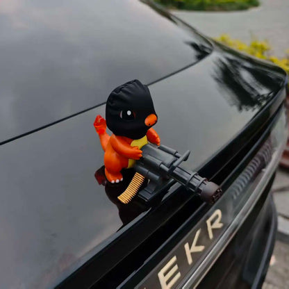 9cm Pokemon Charmander Car Figurine - Funny Dashboard Decoration Toy
