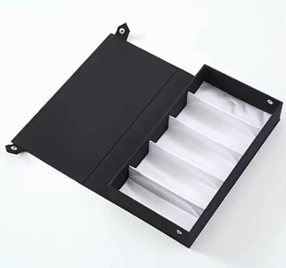 High-Quality Glasses Storage Case – 8-Slot Grid Display Stand for Eyeglasses & Sunglasses Organizer