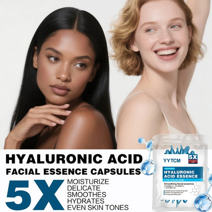 Hyaluronic Acid Deep Moisturizing Capsule Essence – Brightening Skin Serum (0.4g x 30 Capsules) Hydrating Skincare Treatment